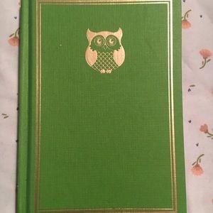Green Owl Notebook ** Proceeds To Charity **